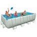 INTEX Bazén Frame Pool Set Ultra Quadra 549 x 274 x 132 cm, filtrácia a schodíky 128352GS