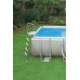 INTEX Bazén Frame Pool Set Ultra Quadra 732 x 366 x 132 cm, filtrácia a schodíky 28366NP
