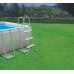 INTEX Bazén Frame Pool Set Ultra Quadra 400 x 200 x 100 cm, filtrácia a schodíky 128350GS