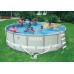 INTEX Bazén Frame Pool Set Ultra Rondo 488 x 122 cm, filtrácia a schodíky 128322GS