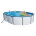 INTEX Bazén Nuovo de Luxe Duo oval 550 x 366 x 120 cm, schodíky, bez filtrácie 011253