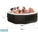INTEX Jet & Bubble Spa Deluxe Octagon Vírivka systém slanej vody, pre 6 osôb 28456