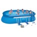 INTEX Bazén Oval Frame Pool Set 3,66 x 6,10 x 1,22 m, 28194GN