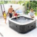 INTEX Pure Spa Bubble Greystone Deluxe vírivka 211 x 71 cm - systém slanej vody 28450