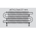 ISAN SPIRAL RAO3 radiátor na zem snehovo biela (RAL 9016) 6000/57x2,5x137 ZRAO357137600F01