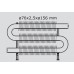 ISAN SPIRAL RAO3 radiátor na zem snehovo biela (RAL 9016) 5000/76x2,5x156 ZRAO376156500F01