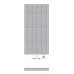 ISAN SOLAR designový , kúpeľňový radiátor 1206 / 603, biela (RAL 9010)