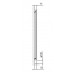 ISAN SWINGO designový radiátor ľavý snehovo biela (RAL 9016) 1210/610 DSCL 1210 0610 01