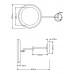 Jika GENERIC Kozmetické zrkadlo, podsvietenie H3863D10040001