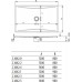 Jika PURE oceľová sprchová vanička 1400x900mm, antislip, biela H2164256000001