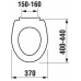 Jika ZETA termoplastová sedátko s poklopom, oceľové úchyty H8932710000637