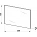 Jika ZETA Zrkadlo na doske 75x120cm, biela H4555570393041