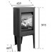 Jotul F 162 C CB konvekčné krbové kachle čierny lak 351223 + 361084 + 361099
