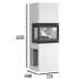 Jotul FS 74 obstavba s krbovou vložkou I 520 CB FRL, 3skla, 30044746+51046196