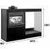 Jotul CUBE GG WS obstavba s krbovou vložkou I 400 CB, rovné sklo, 30043683+CUBE