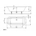 IDEAL Standard ACTIVE vaňa 180 x 80 cm k zabudovaniu K181501