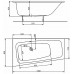 KOLO Split asymetrická vaňa 150x80 ľavá XWA1651000