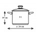 KELA Hrniec nerez so sklenenou pokrievkou 9 l CAILIN KL-10961
