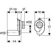 Geberit Zápachová uzávierka pre pisoár, vodorovný odtok, d 50 152.950.11.1