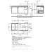 KERAMAG DESIGN Citterio skř.p.um.asym., 120 cm, lev., sv.dub 835820000