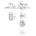 KERAMAG DESIGN Citterio WC stojace, vodorovný odpad, 6l, KT 213520600