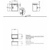 KERAMAG DESIGN Preciosa 2 skrinka pod umývadlo 40, biela lesk 800740000