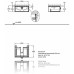 KERAMAG DESIGN Preciosa 2 skrinka pod umývadlo 60, biela lesk 800760000