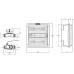 KERAMAG zámok pre FlushTime Control montáž na stenu 521055