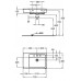 KERAMAG Renova Nr.Plan umývadlo asymetrické 75cm,odkladacia plocha vľavo+KeraTect122175600