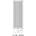 Kermi doskový radiátor Verteo Profil 20 2200/600 FSN202200601X3K