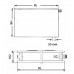 Kermi Therm X2 Plan-Hygiene-V panelový radiátor 20 300 / 1100 PTV200301101R1K