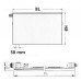 Kermi Therm X2 Plan-V deskový radiátor 10 600 / 400 PTV100600401L1K