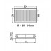 Kermi Therm X2 Profil-Hygiene-kompakt panelový radiátor 20 300 / 1200 FH0200312