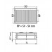 Kermi Therm X2 Profil-Hygiene-kompakt panelový radiátor 30 300 / 900 FH0300309