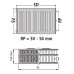 BAZÁR Kermi Therm X2 Profil-kompakt panelový radiátor 33 500 / 600 FK0330506