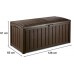 KETER GLENWOOD 390L záhradný úložný box 128 x 65 x 61 cm, antracit 17193522