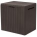 BAZÁR KETER CITY BOX 113L Záhradný úložný box 57,8 x 44 x 55 cm, hnedý 17208324 POŠKODENÝ!