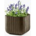 KETER CUBE PLANTER M Kvetináč, 30 x 30 x 30 cm, hnedá 17202066