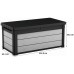 KETER DENALI DUOTECH 265L Úložný box 122,9 x 62,1 x 54,5 cm, sivohnedá 17205660