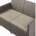 BAZÁR KETER EMMA 2 SEATER Set záhradný s úložným stolom, cappuccino/piesková 17209481