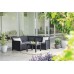 KETER ELODIE CORNER 5 SEATER Set záhradný, grafit/sivá 17210755