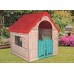 VÝPREDAJ KETER FOLDABLE PLAYHOUSE detský domček, béžová/červená/modrá 17202656 POŠKODENÉ