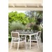 KETER HARMONY Záhradná stolička, 59 x 60 x 86 cm, biela/cappuccino 17201284