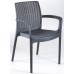 KETER BALI MONO Záhradná stolička, 55 x 60 x 83 cm, grafit 17190206