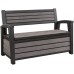 KETER HUDSON STORAGE BENCH 227L Úložná lavice 132,7 x 61,2 x 89 cm, hnedá 17204490