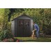 KETER NEWTON 757 záhradný domček, 228 x 223,5 x 252 cm, sivý 17208503