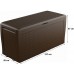 KETER SAMOA RATTAN 270L Záhradný úložný box 117 x 45 x 57 cm, hnedý 17209570