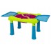 KETER CREATIVE PLAY TABLE stolček a dve stoličky, zelená/tyrkysová 17184184