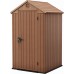 KETER DARWIN 4 x 4 záhradný domček, 125,8 x 116,37 x 205 cm, hnedý 17212741