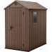 KETER DARWIN 4 x 6 záhradný domček, 125,8 x 184,5 x 205 cm, hnedý 17209417